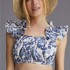 Anthropology crop top